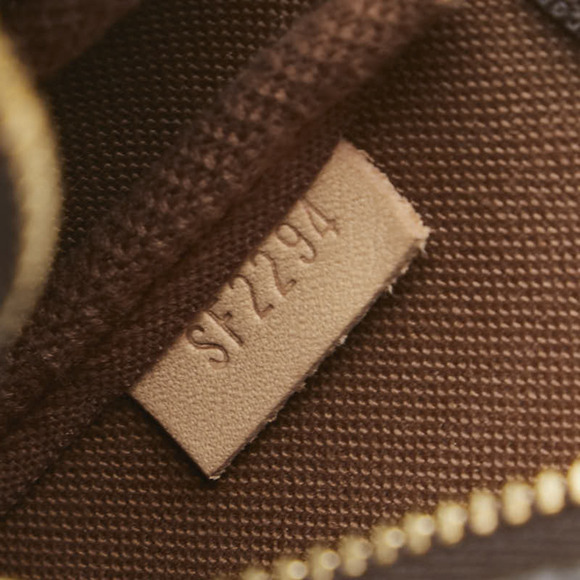 LOUIS VUITTON Brown Monogram Leather Pochette Mini Bag - Picture 12 of 14